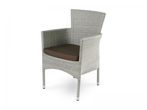 Плетеное кресло для кафе, сада, террасы AROMA (искусственный ротанг)